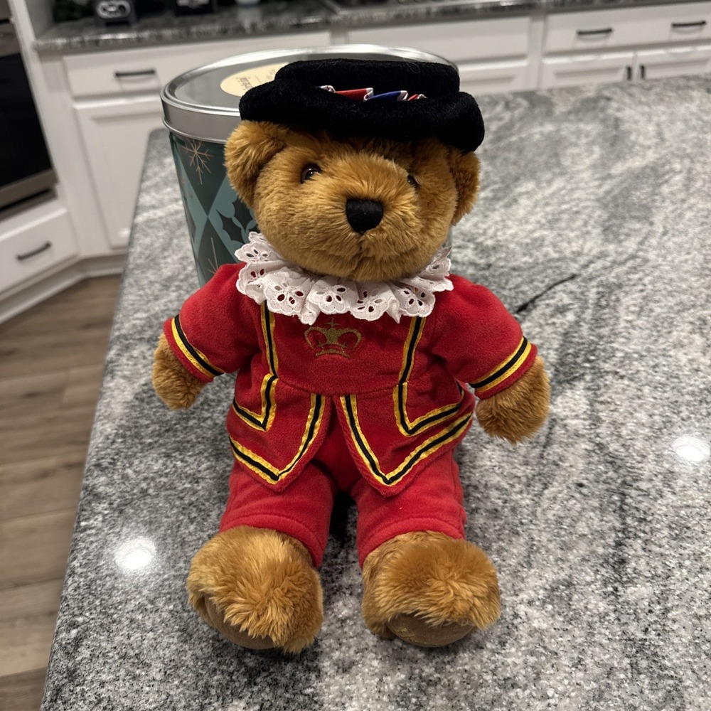 Harrods Knightsbridge Beefeater Teddy Bear Plush London Royal Guard British‎ Red